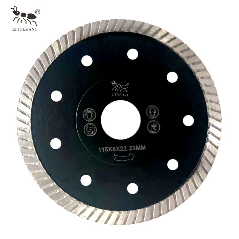 Little Ant 4 5 6 7 7 8 Inch Professional Diamond Turbo Blade with telflange for tile porcelain الرخام الخزفي