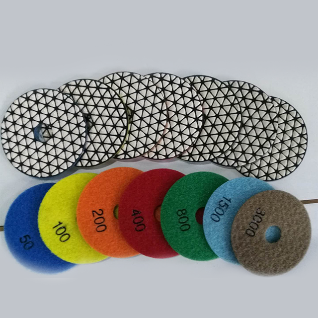 لوحة التلميع الجافة مثلث لمواد مختلفة-6