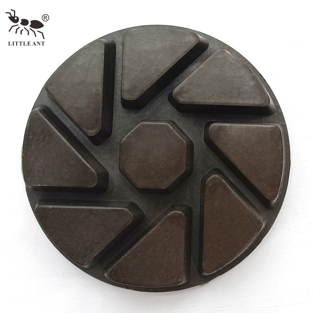 LITTLE ANT NEW 3 بوصة تورنادو الماس منصات تلميع الأرضيات الخرسانية لأرضية كاربوروندوم الصنفرة