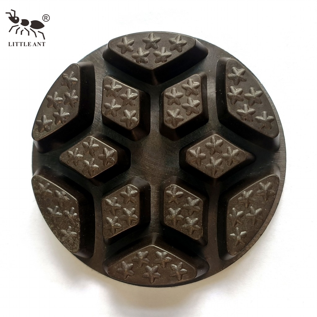 وسادة تلميع الأرضيات الخرسانية من LITTLE ANT الجديدة مقاس 3 بوصة من بامبليبي فلايم ستار دايموند